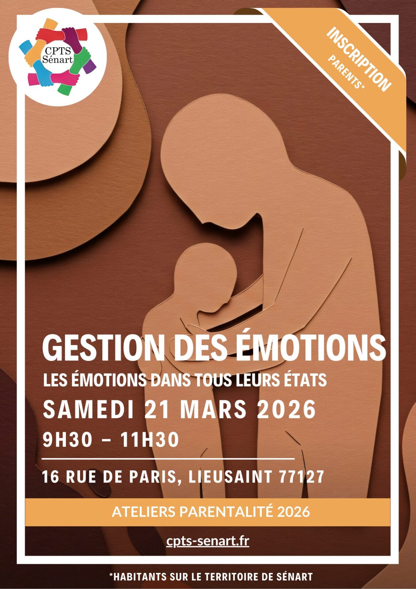 Ateliers parentalité - Gestion des émotions (parents)